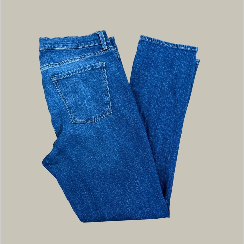 Old Navy Wow Boyfriend Jeans Womens 14 Tall Mid Rise Medium Wash Denim Stretch